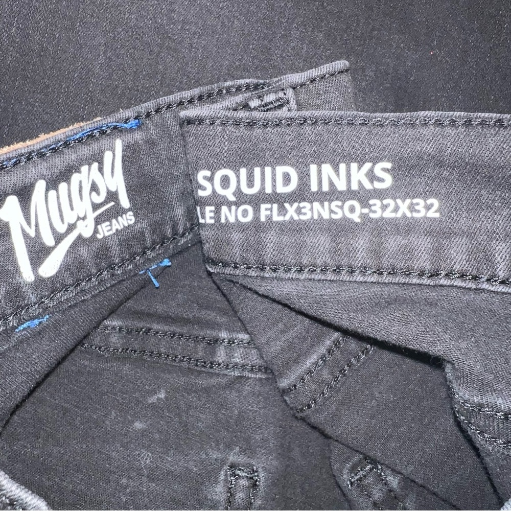 Mugsy Squid Inks Men’s 32x32 Classic Stretch Black Denim Pant’s FLX3NSQ